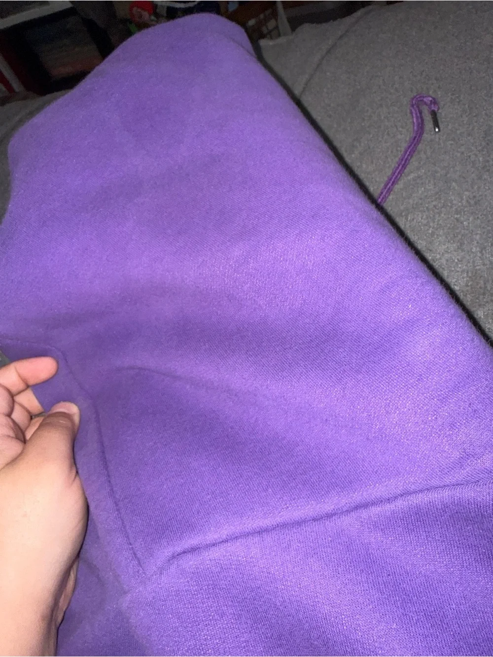 Nike Purple Pullover Hoodie with Kangaroo Pocket